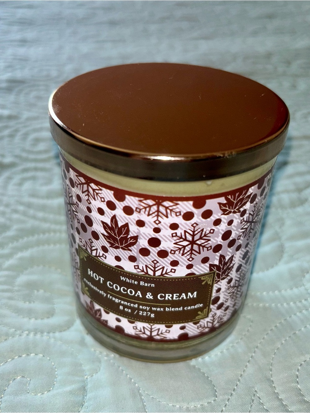 White Barn Hot Cocoa & Cream Candle - Bath and Bodyworks